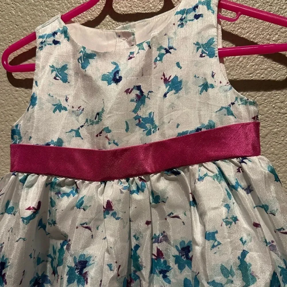 NWOT Gymboree Multi Color Floral Girl Dress Size 2T